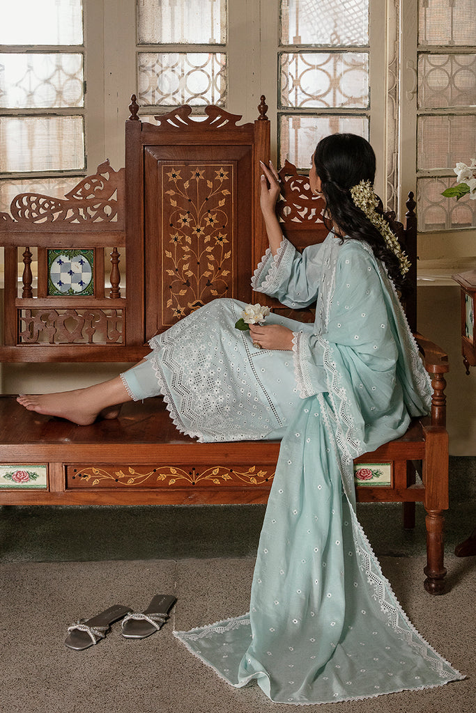 Blue Glaze | Cross Stitch | Chikankari Lawn 2023