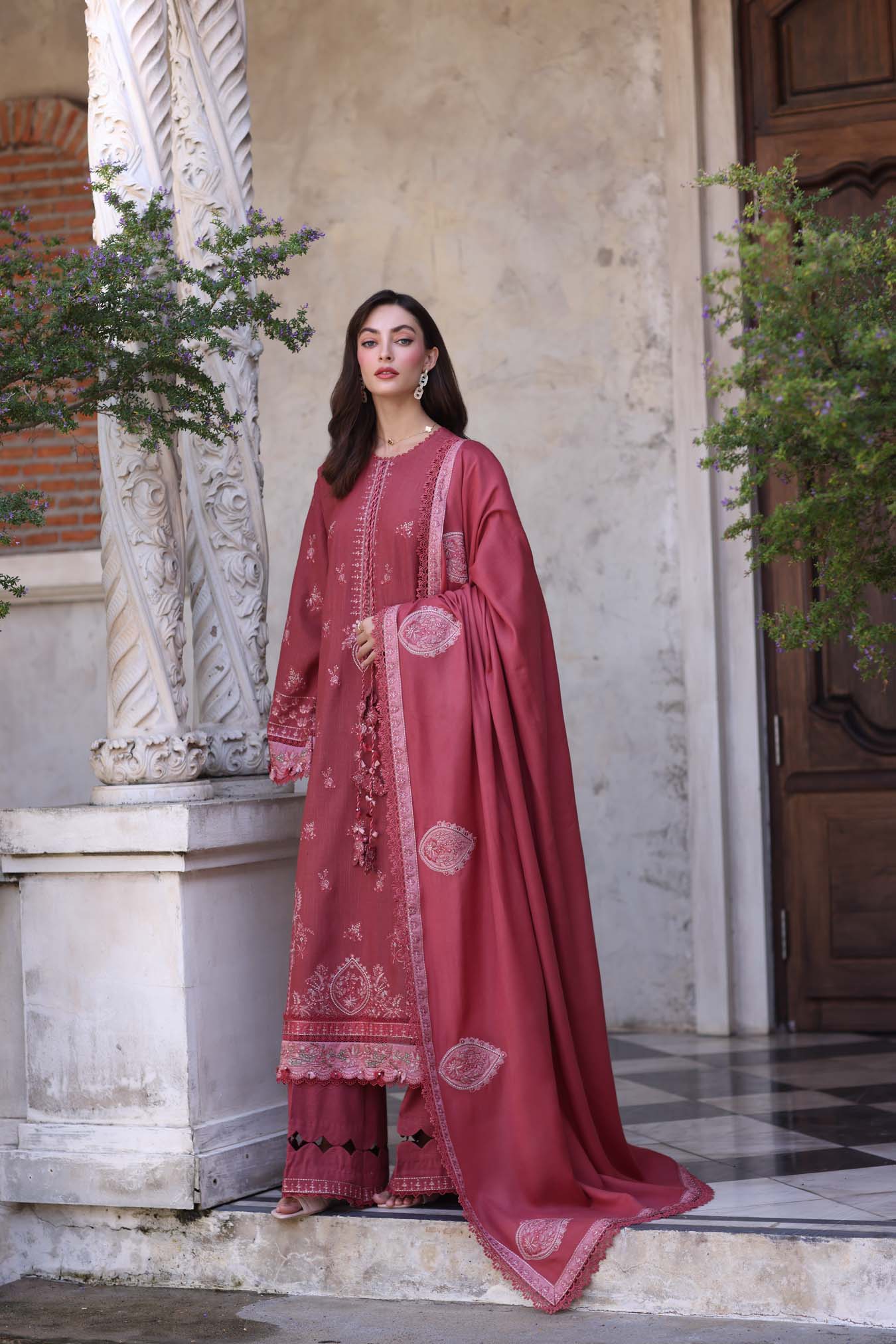 Sienna | Noor By Saadia Asad  | Pashmina Shawl Collection 2025