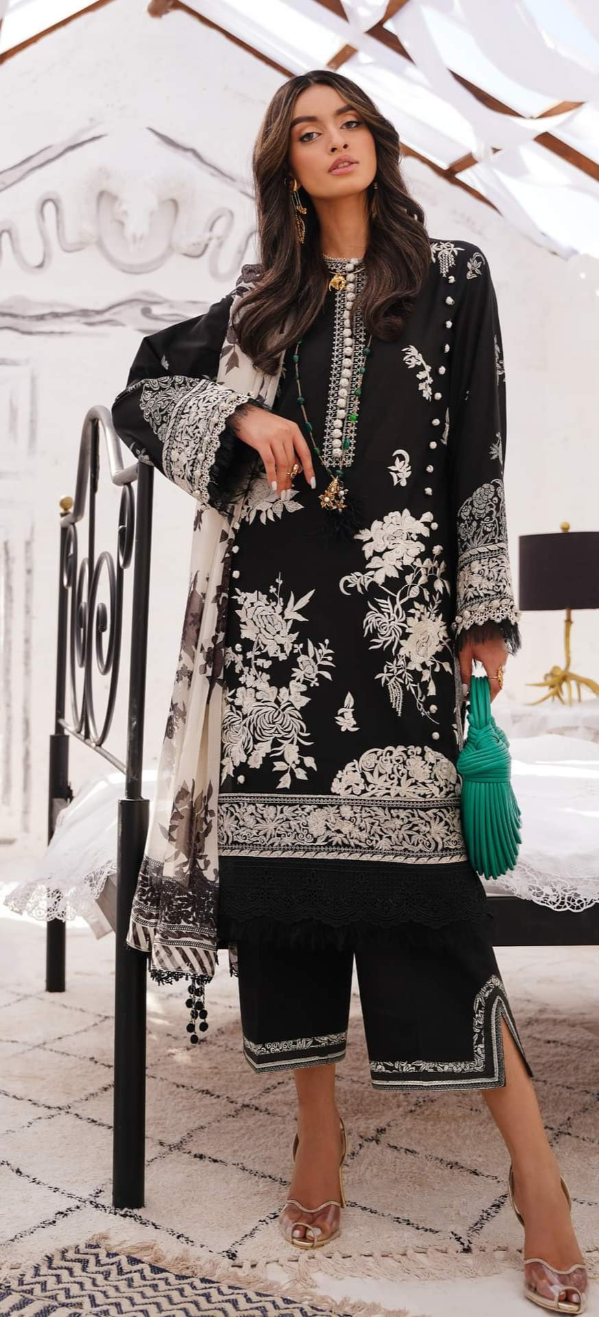 7A | Muzlin By Sana Safinaz  | Unstitched Lawn 2024