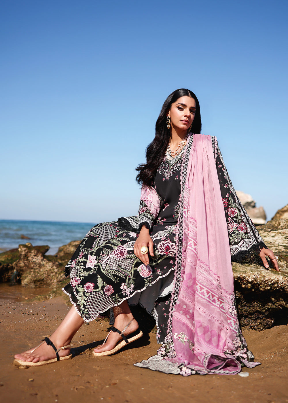IVY-1-B | Saira Shakira | Breeze Luxury Lawn Collection 2026