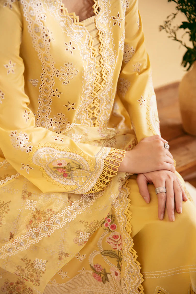 SQ-12 ZHAIN | Qalamkar | Qlinekari Lawn Collection 2024