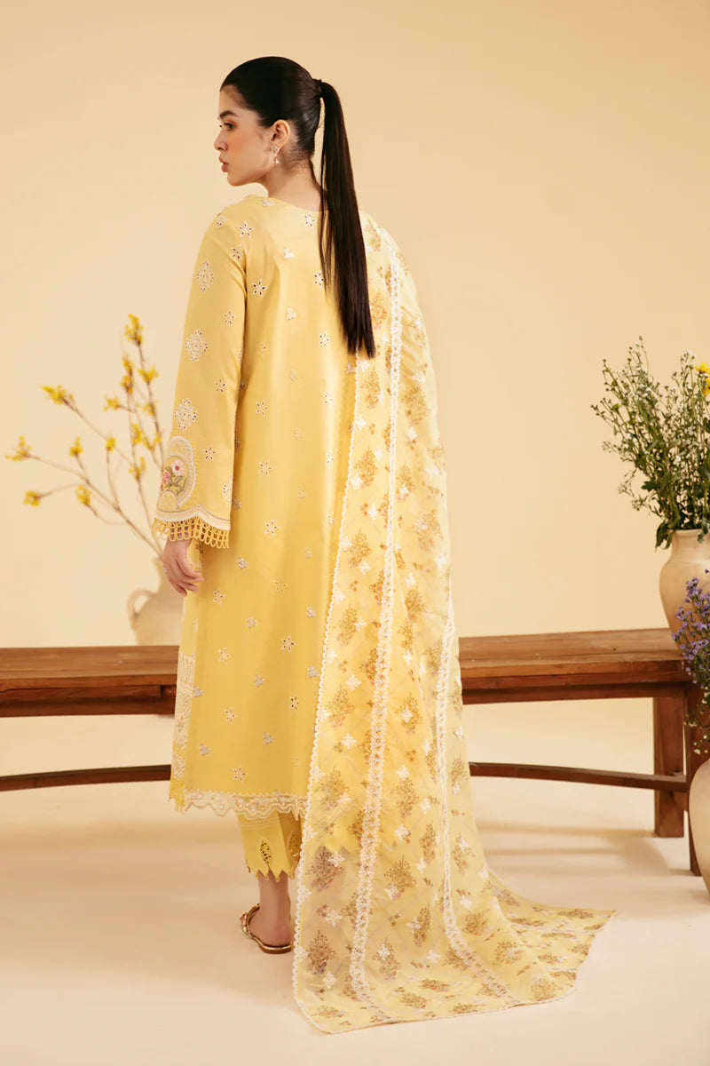 SQ-12 ZHAIN | Qalamkar | Qlinekari Lawn Collection 2024