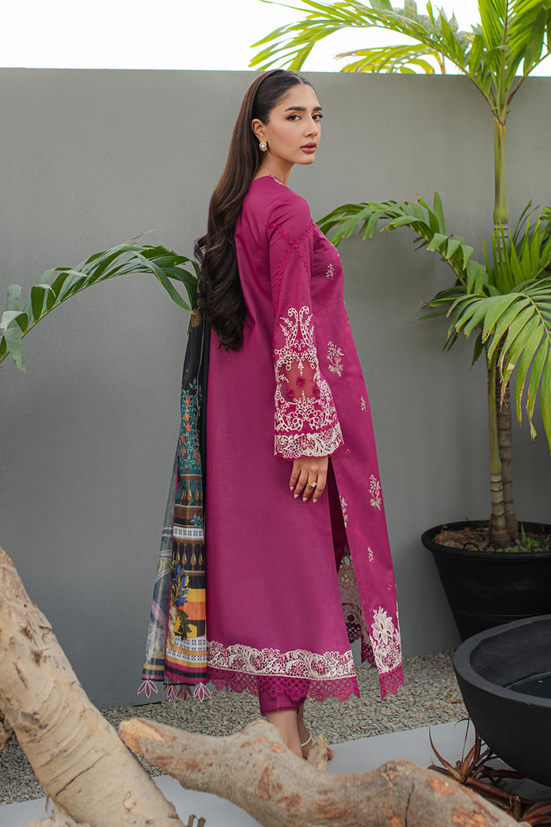 JK-16 SERAPHINA | Qalamkar | Qline Lawn Collection 2024