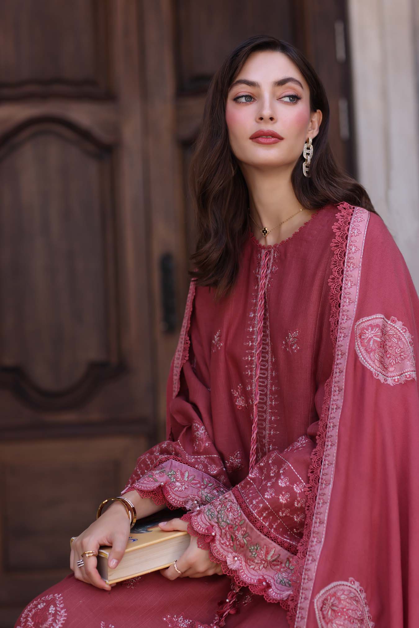 Sienna | Noor By Saadia Asad  | Pashmina Shawl Collection 2025
