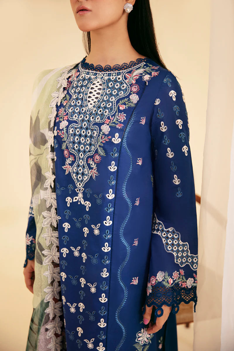 SQ-08 ZEL | Qalamkar | Qlinekari Lawn Collection 2024