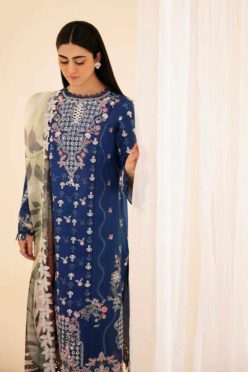 SQ-08 ZEL | Qalamkar | Qlinekari Lawn Collection 2024