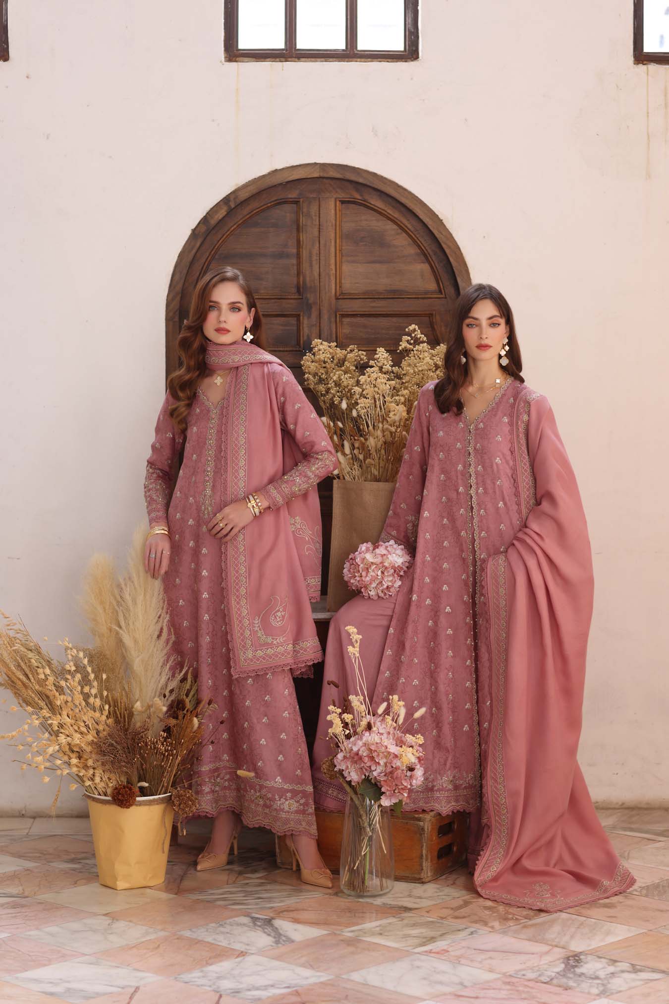 Aveline | Noor By Saadia Asad  | Pashmina Shawl Collection 2025