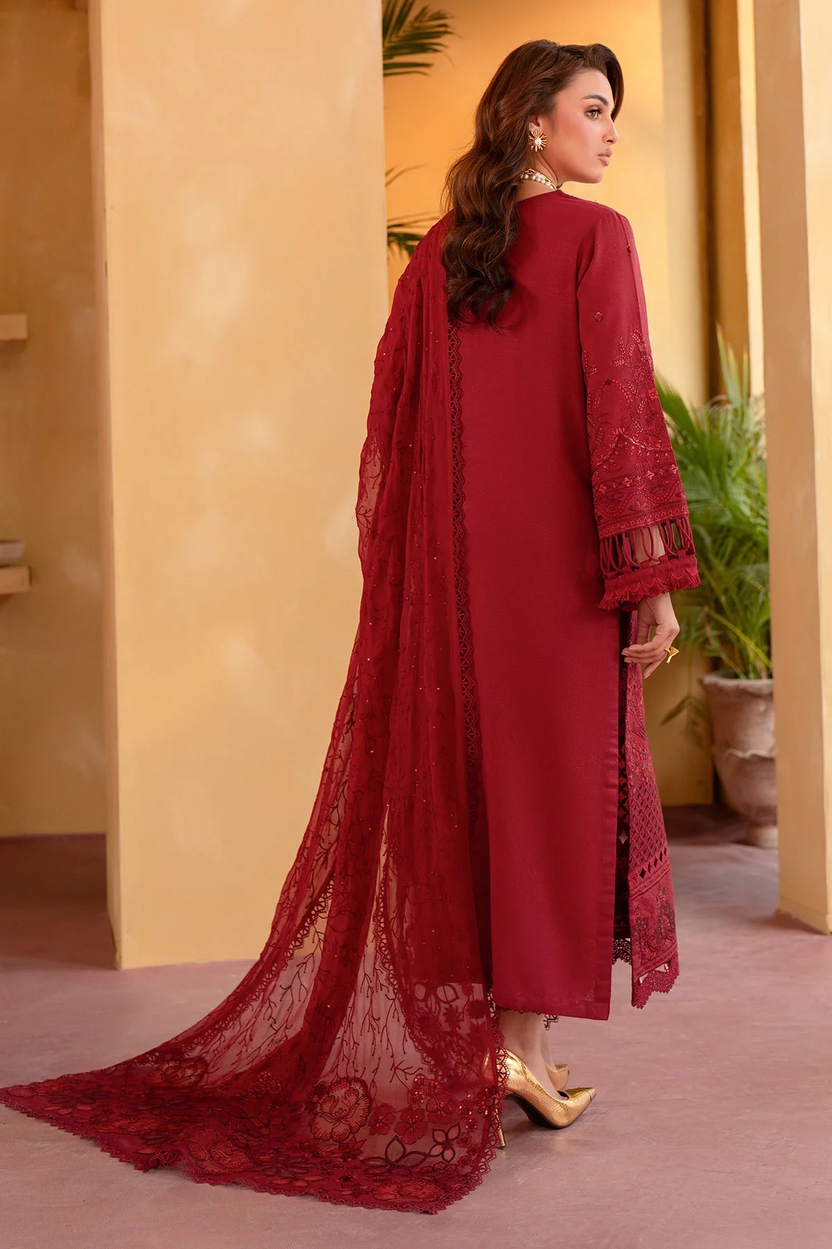 NE-131 | Nureh | Unstitched Karandi Collection 2025