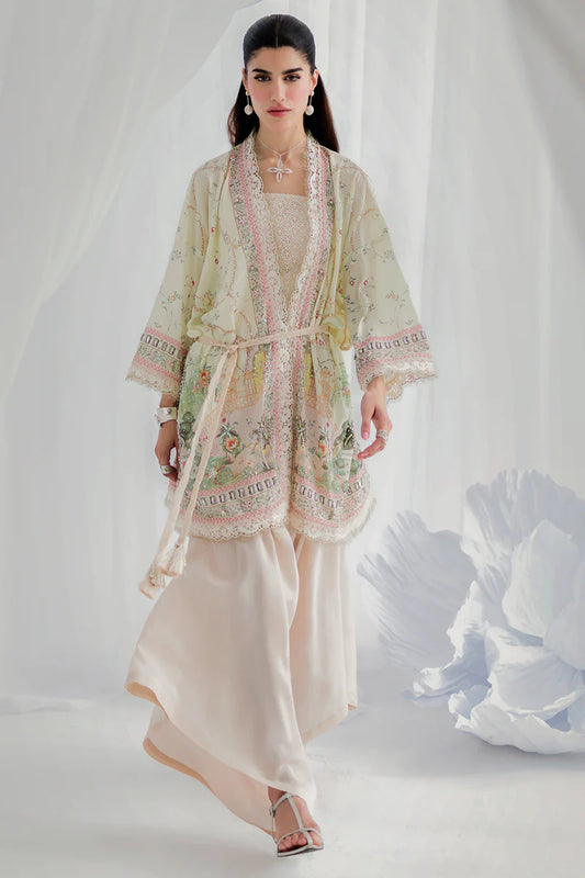 LK-05 ELSA | Qalamkar | Luxe Silk Collection 2025