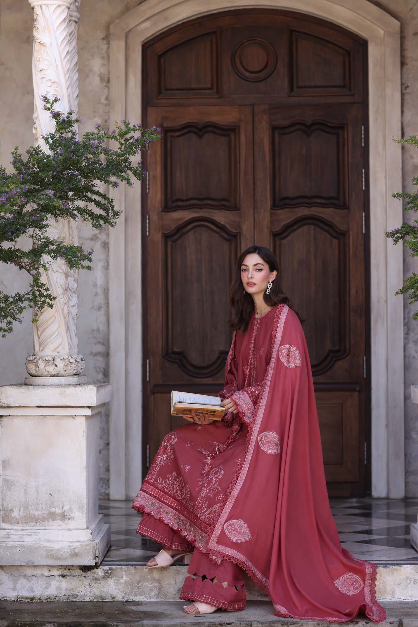 Sienna | Noor By Saadia Asad  | Pashmina Shawl Collection 2025