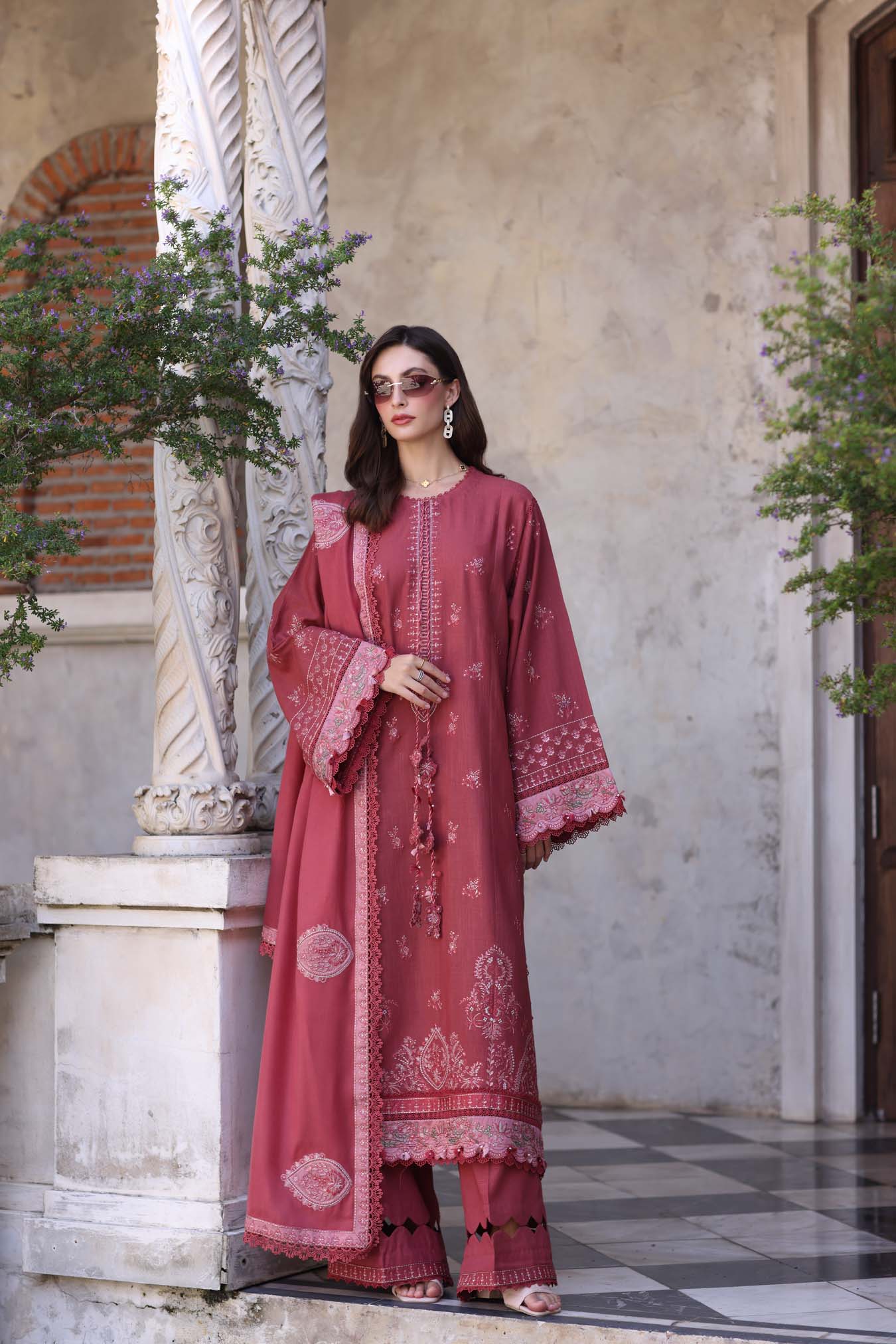 Sienna | Noor By Saadia Asad  | Pashmina Shawl Collection 2025