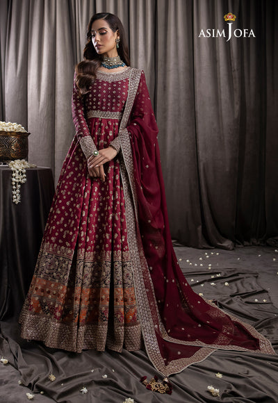 AJBK-01 | Asim Jofa | Bekhudi luxury chiffon collection 2023