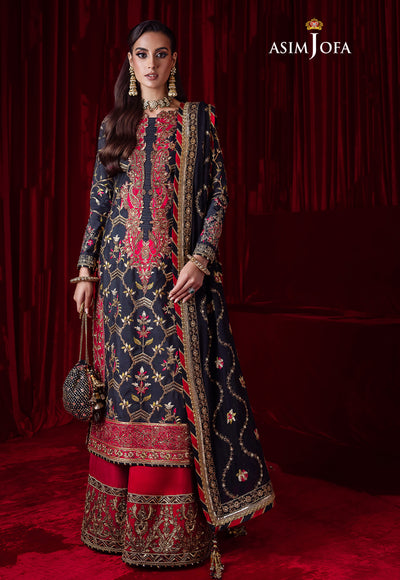 AJBK-02 | Asim Jofa | Bekhudi luxury chiffon collection 2023