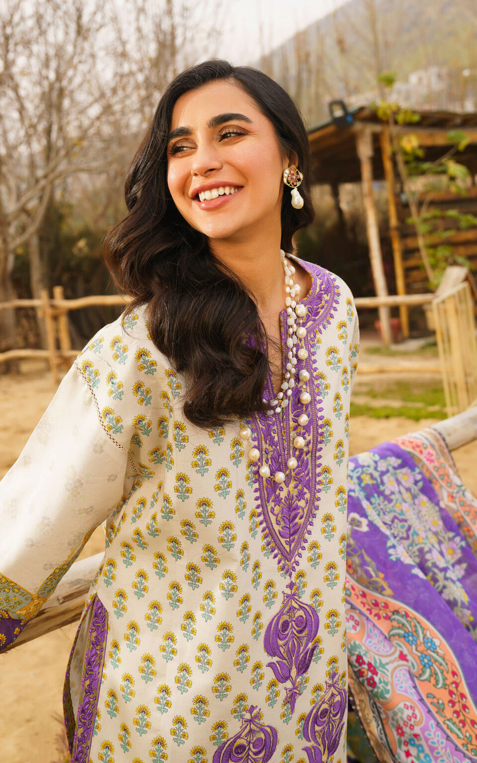 ALYSSA-U141M017 | Asifa & Nabeel | Meraki Summer Lawn Vol 1 2024