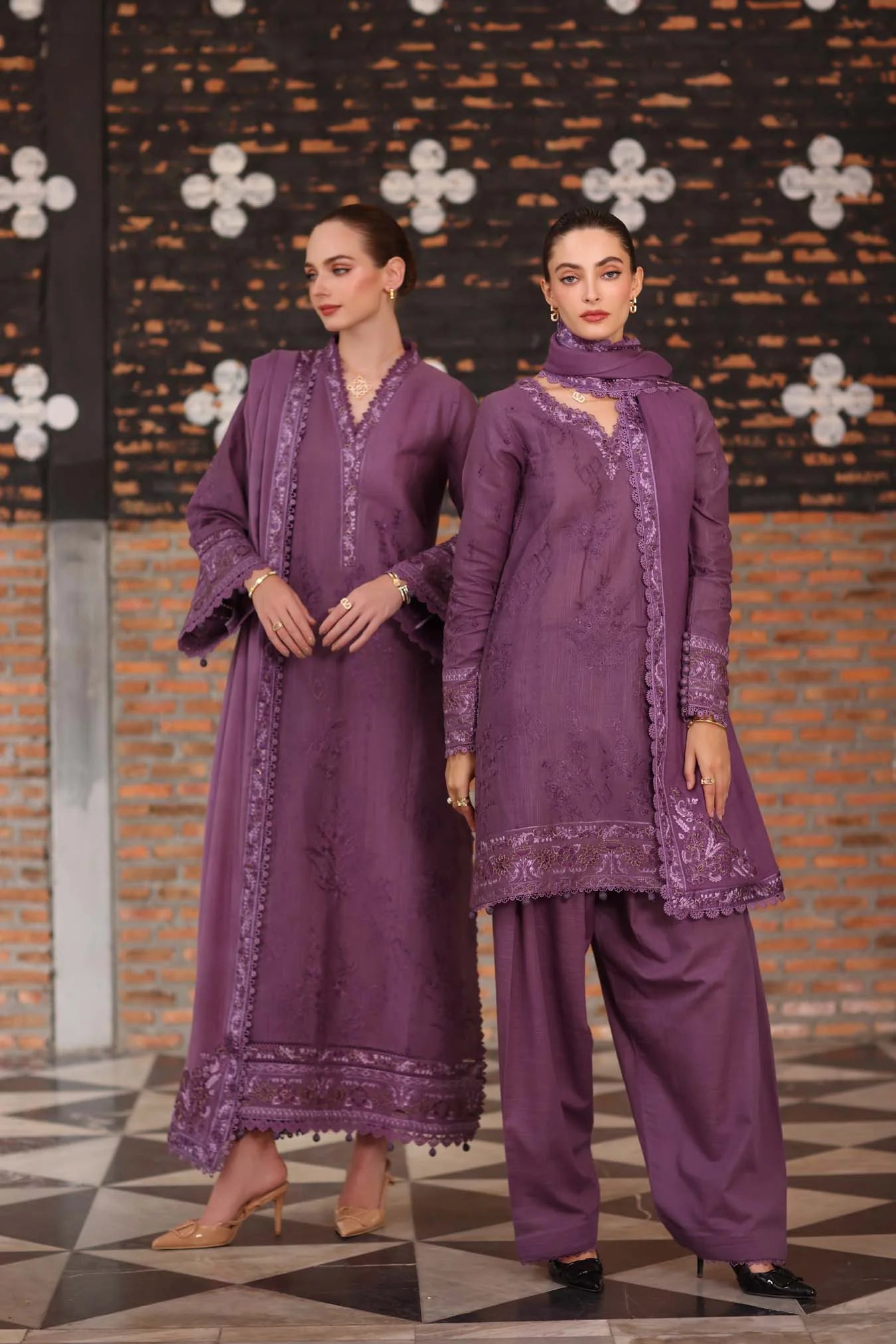 Serenity | Noor By Saadia Asad  | Pashmina Shawl Collection 2025