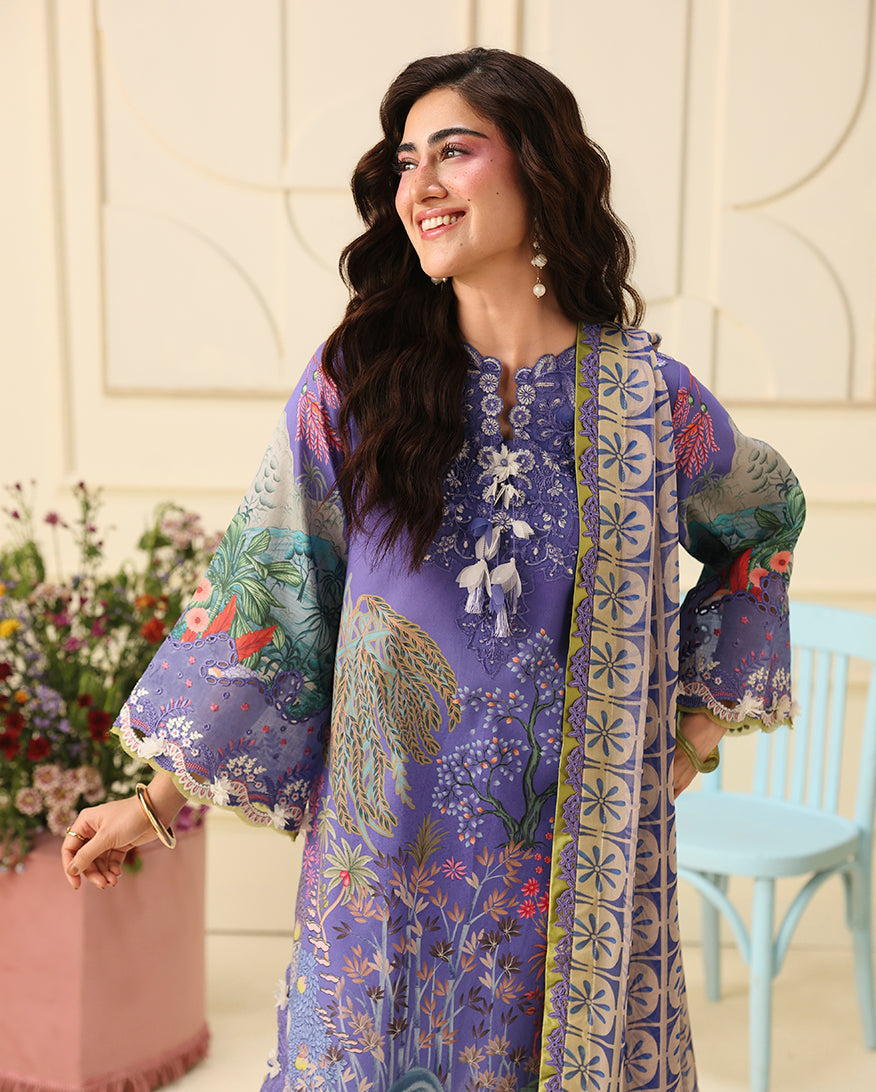Camellia Kiss | Mushq | Soleil Prints Lawn collection 2026