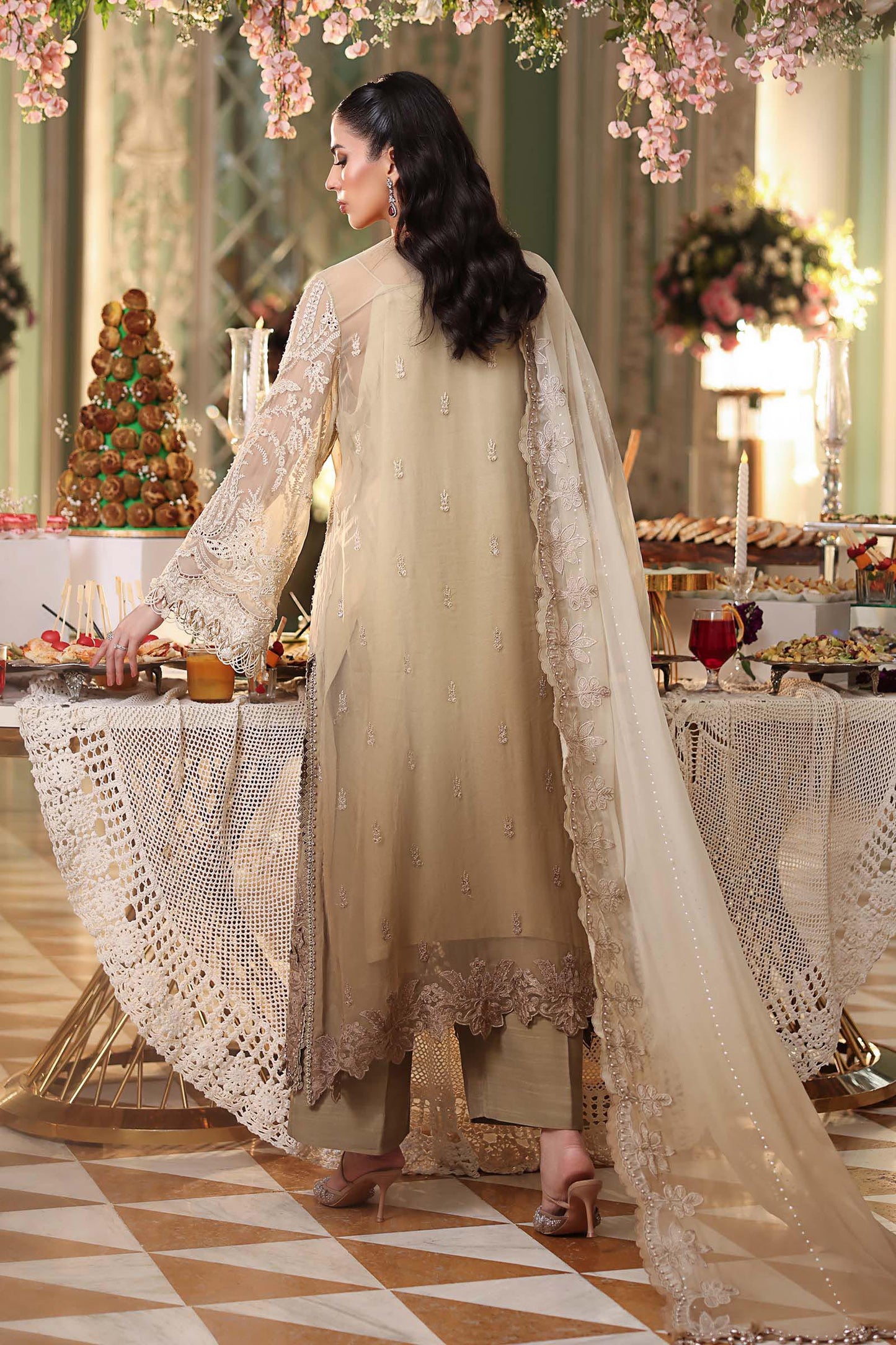 MPC-26-103 | Maria B | Tea Affair Embroidered Luxury Chiffon Collection 2026