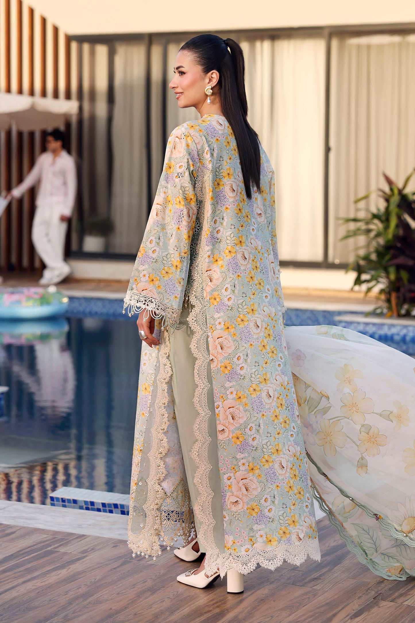 MPT-3007-A | Maria B | Mprints Sun Club Eid Edit Lawn Collection 2026