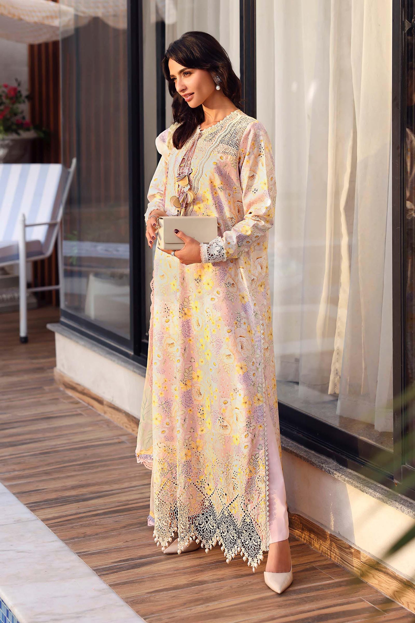 MPT-3007-B | Maria B | Mprints Sun Club Eid Edit Lawn Collection 2026