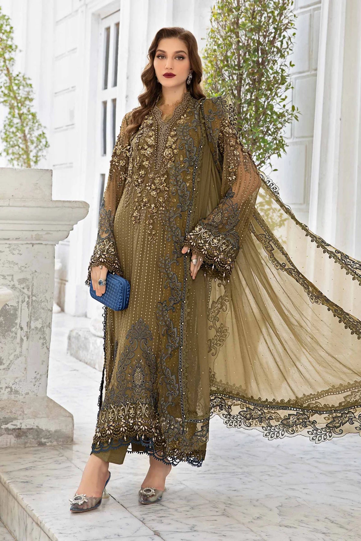 MPC-24-108 Maria B Luxury Chiffon Unstitched Collection 2024