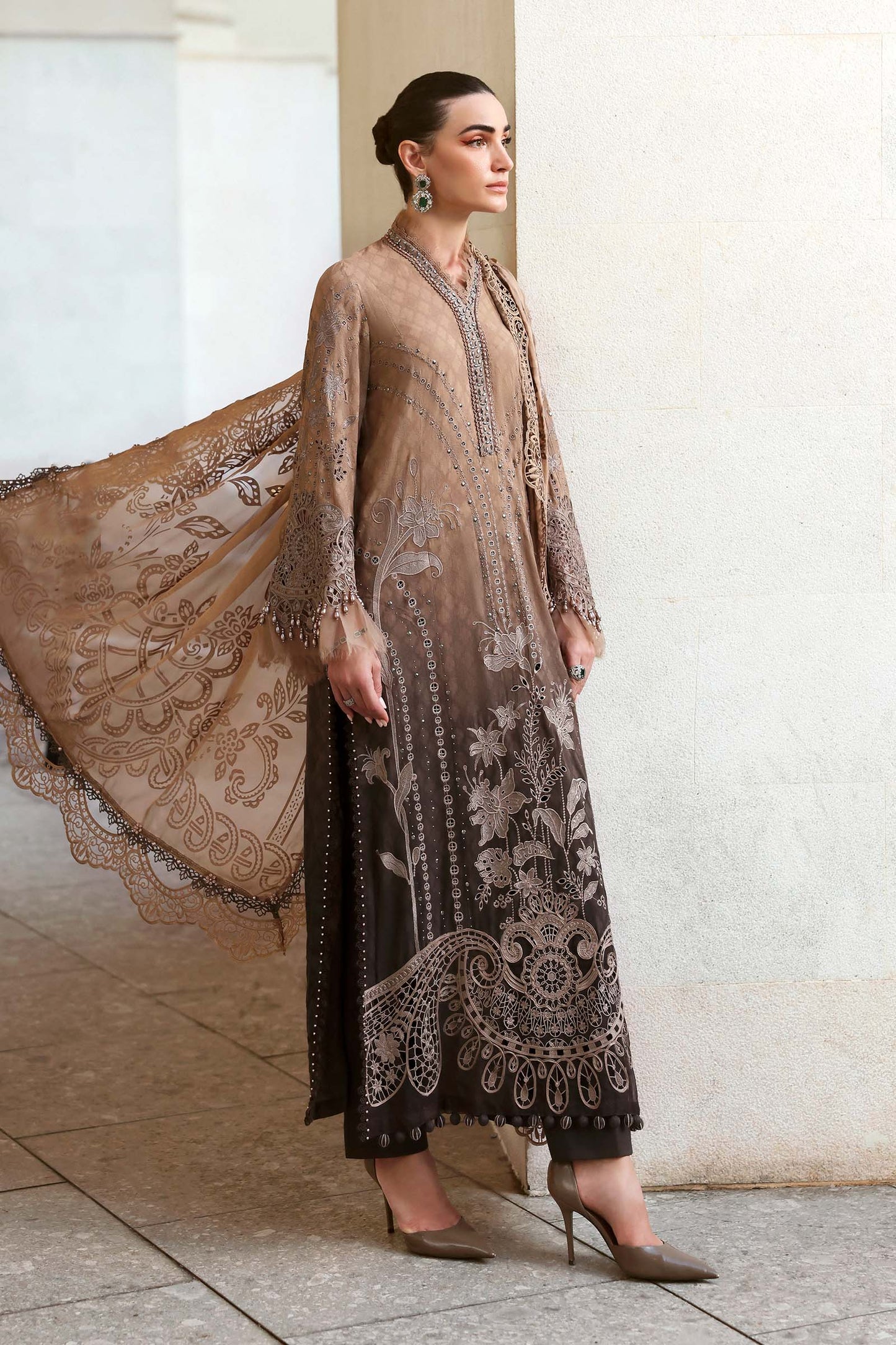 D-2601-A | Maria B | Luxury Lawn Eid Edit Collection Unstitched 2026