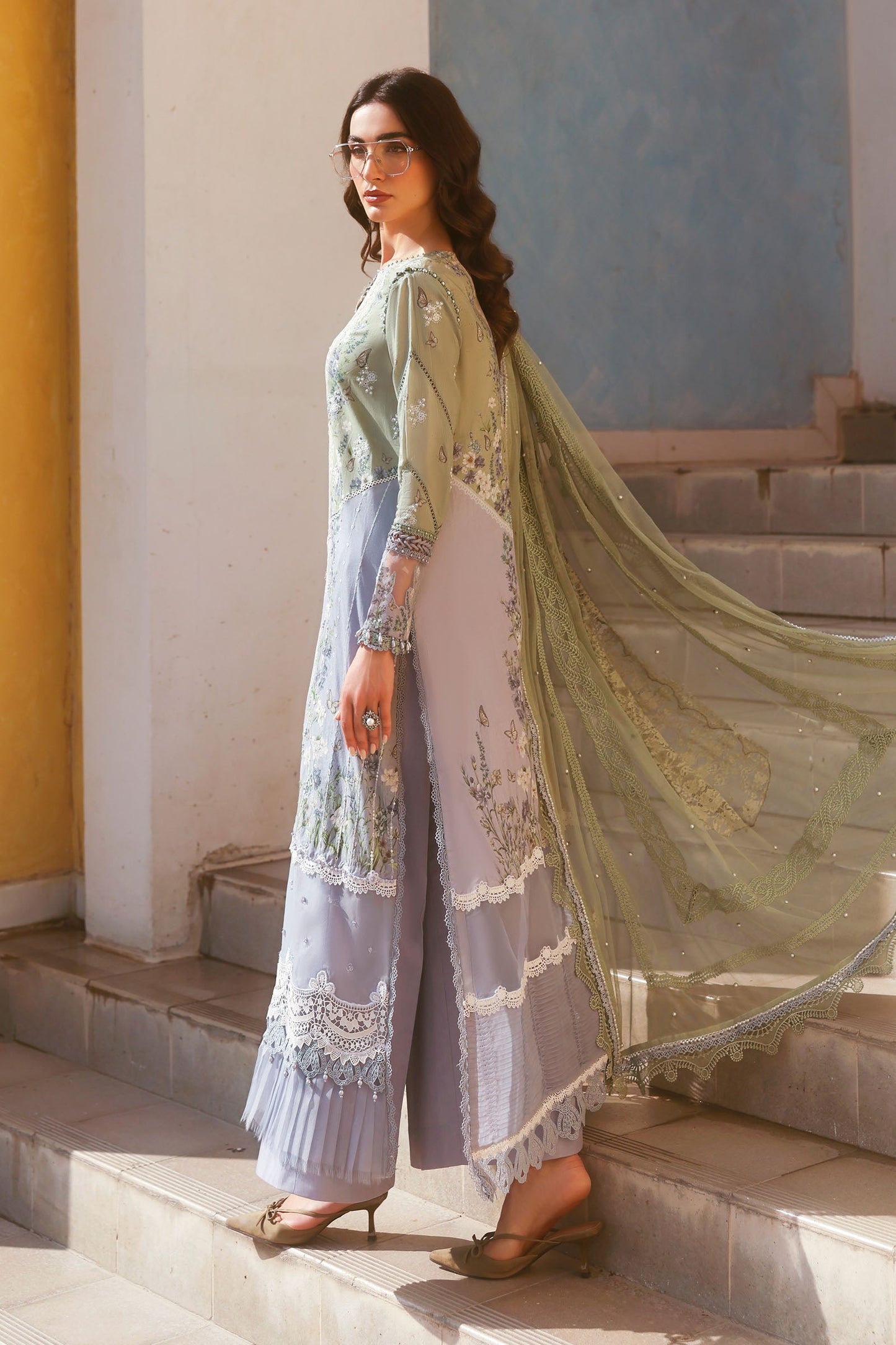 D-2606-B | Maria B | Luxury Lawn Eid Edit Collection Unstitched 2026