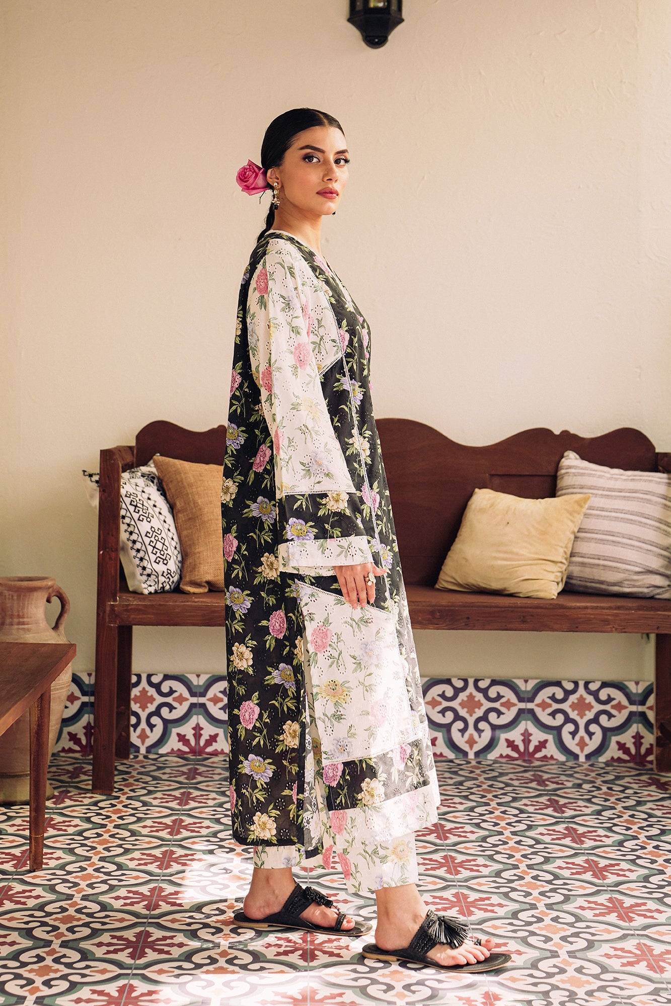 Ethnic | Print Series | Schiffli Pret Collection 2023