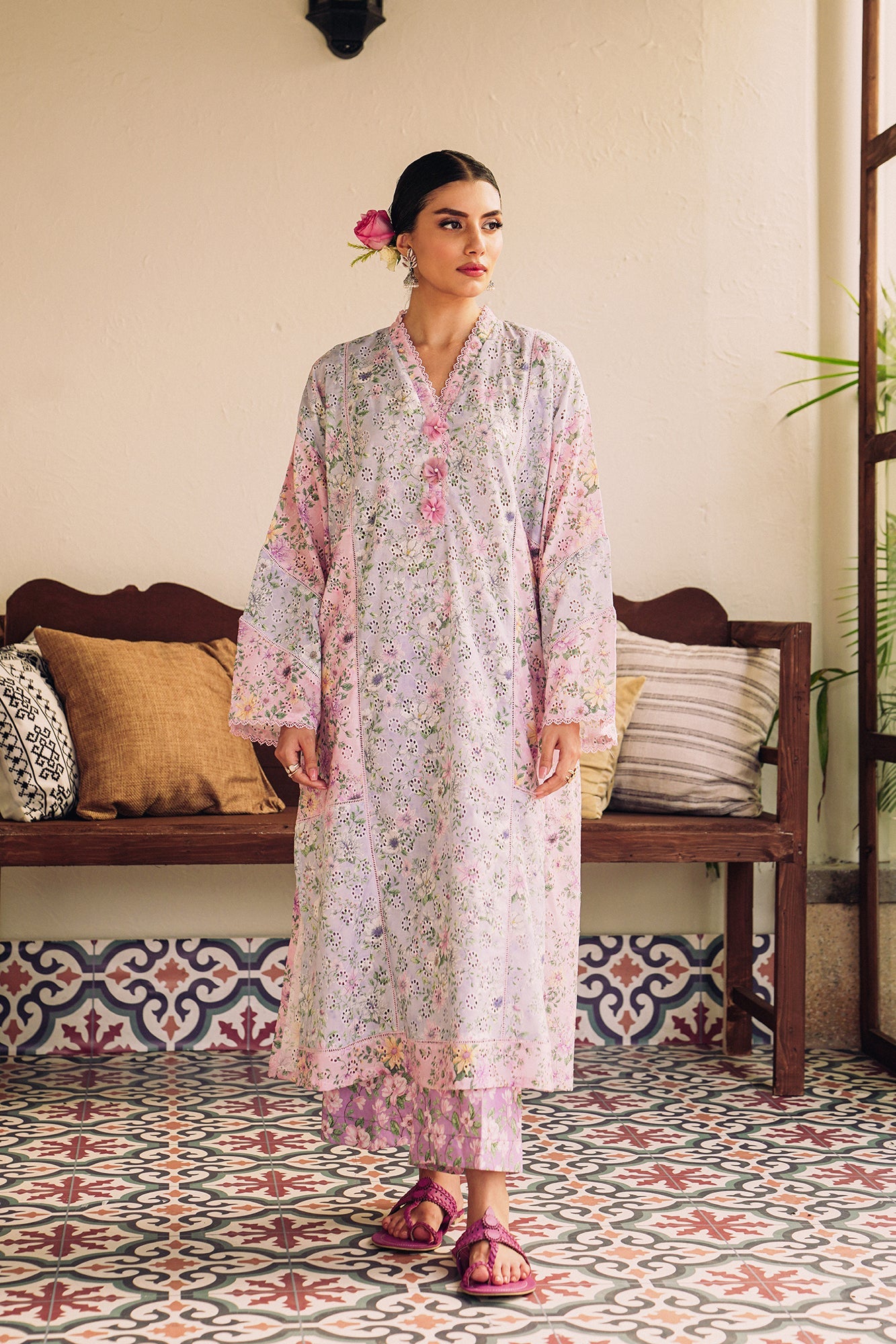 Ethnic | Print Series | Schiffli Pret Collection 2023