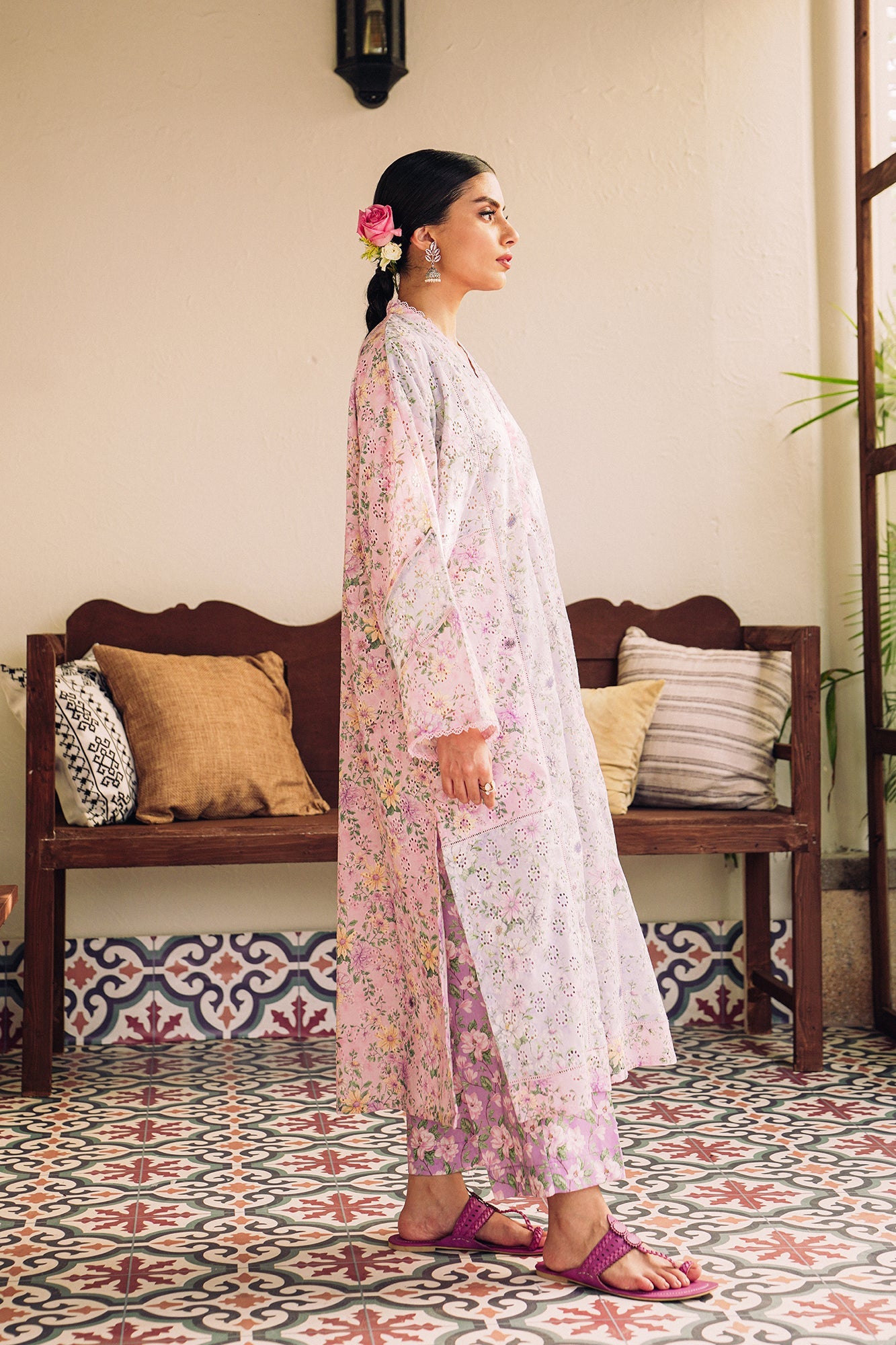 Ethnic | Print Series | Schiffli Pret Collection 2023