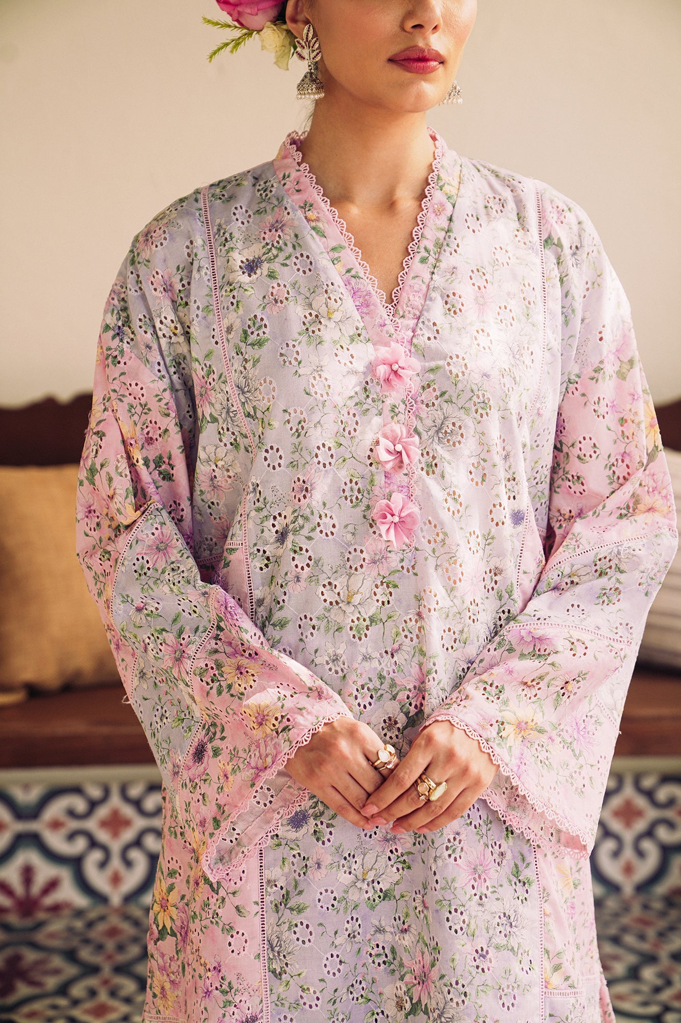 Ethnic | Print Series | Schiffli Pret Collection 2023