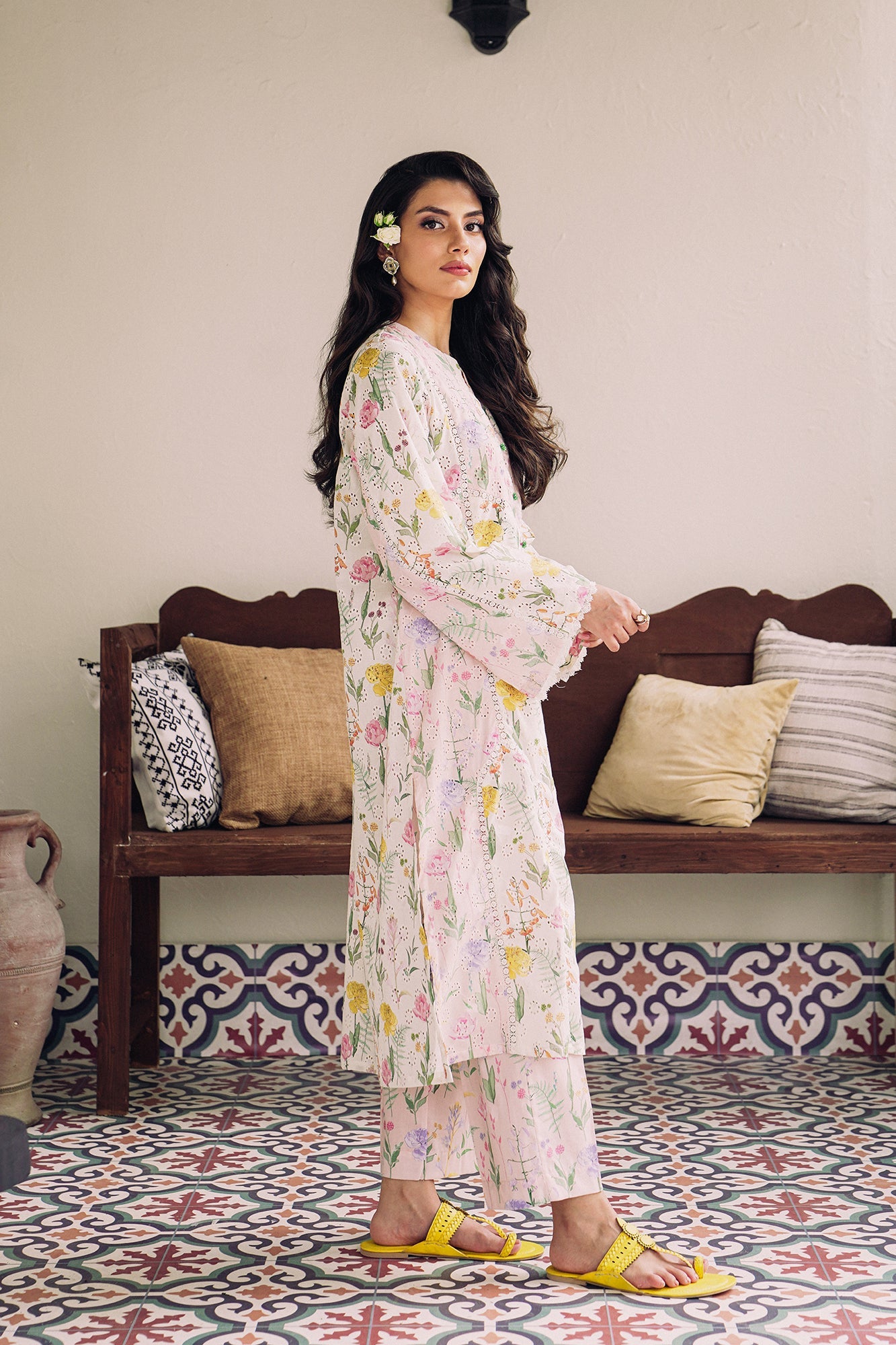 Ethnic | Print Series | Schiffli Pret Collection 2023