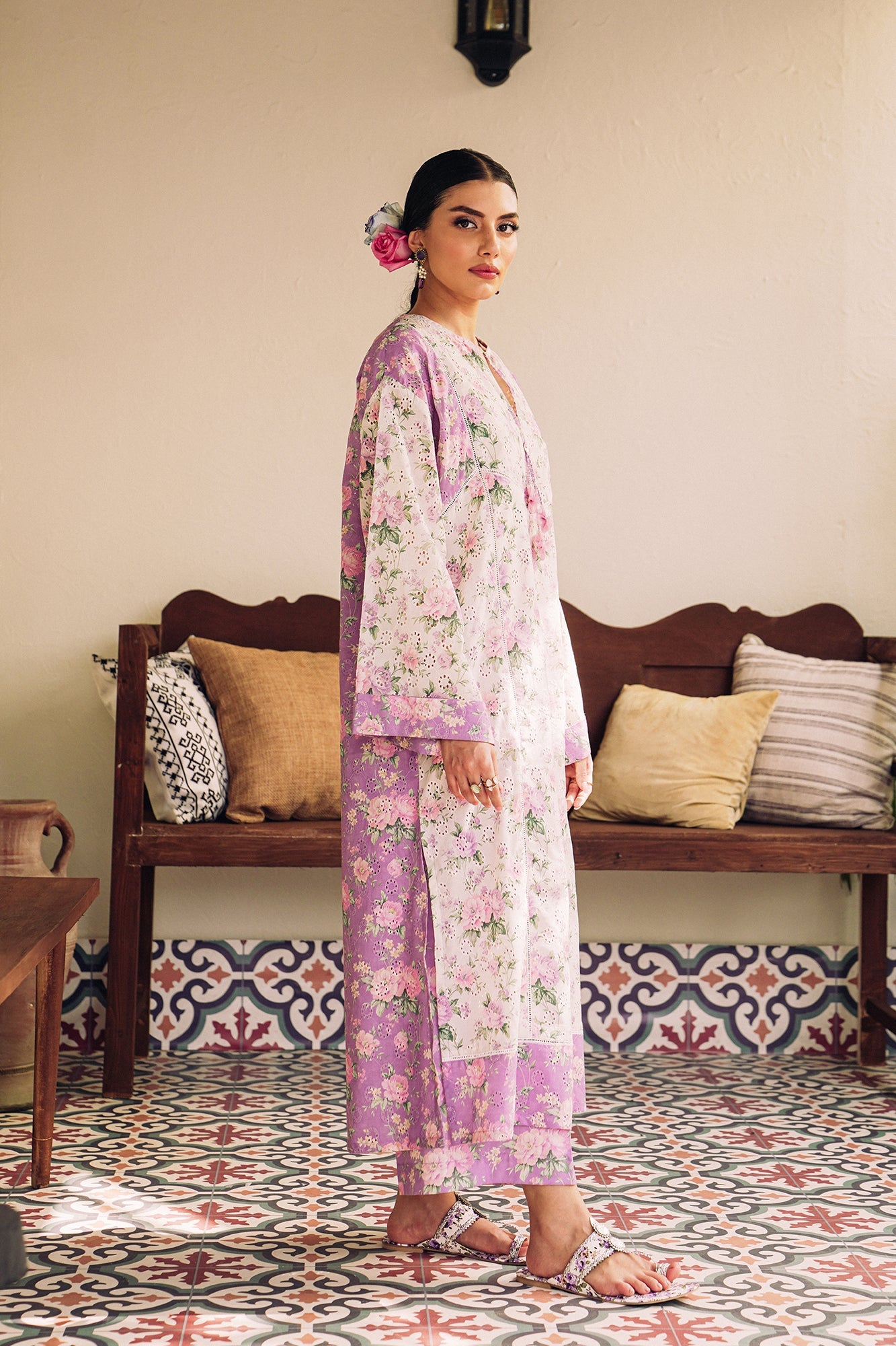 Ethnic | Print Series | Schiffli Pret Collection 2023