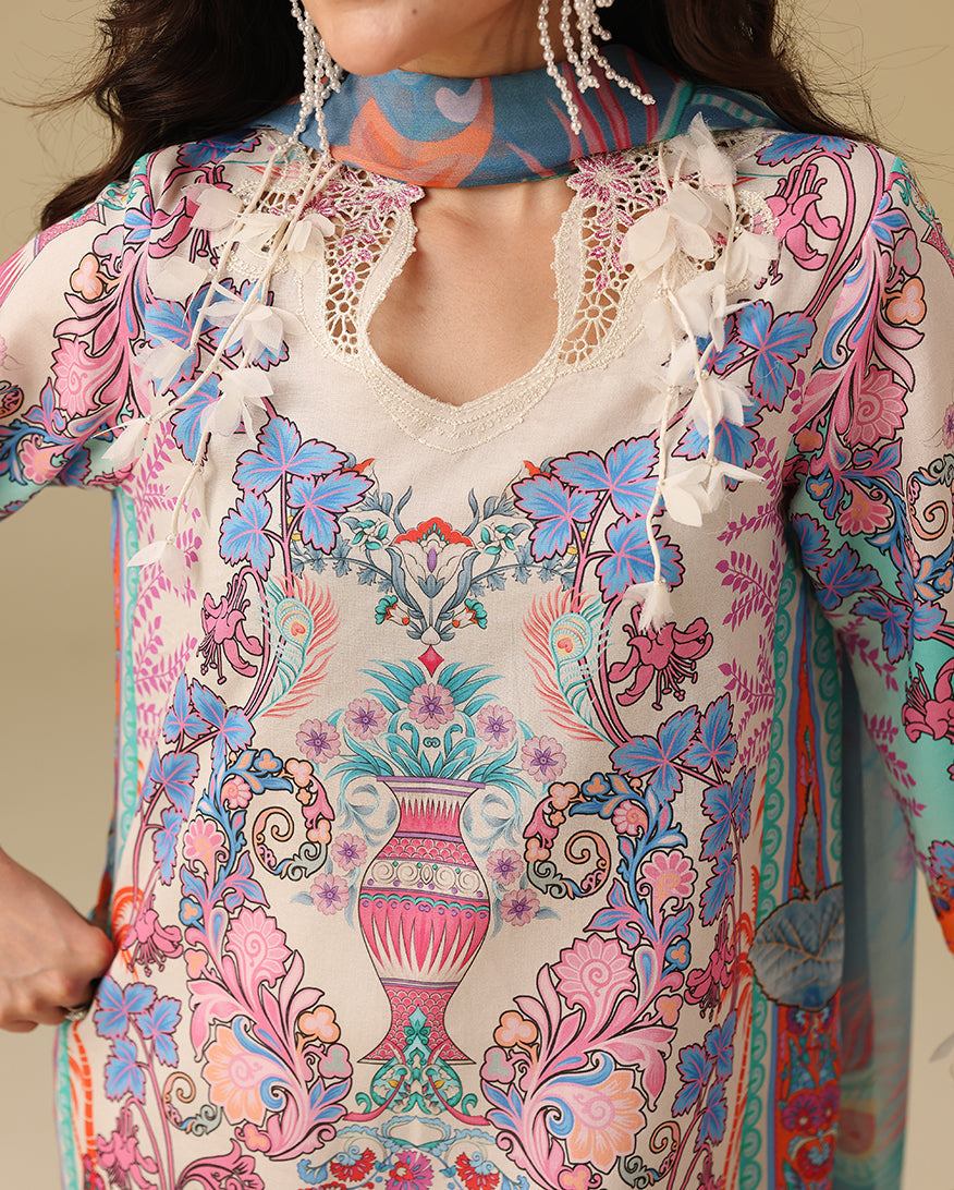 Eden Whisper | Mushq | Soleil Prints Lawn collection 2026