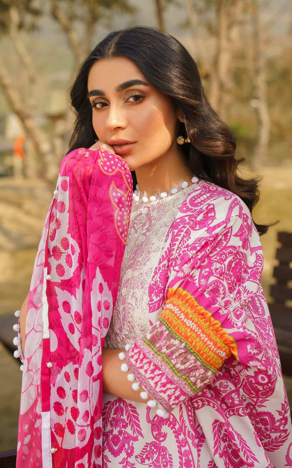 FIA-U141M013 | Asifa & Nabeel | Meraki Summer Lawn Vol 1 2024