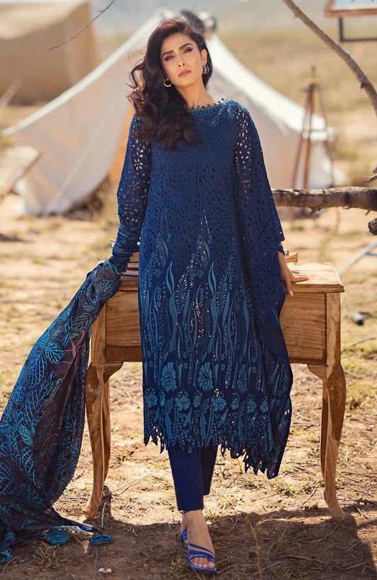 MLL-24-01-Sapphire | Al Zohaib | Mahiymaan Eid Luxury Lawn 2024