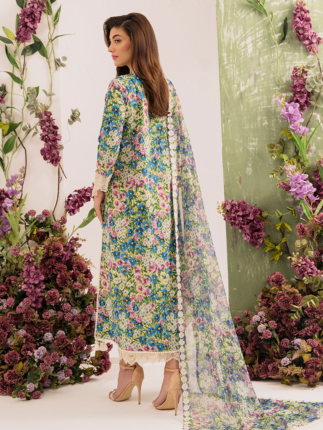 Iris | Faiza Faisal | French Garden | Unstitched Lawn Collection 2023