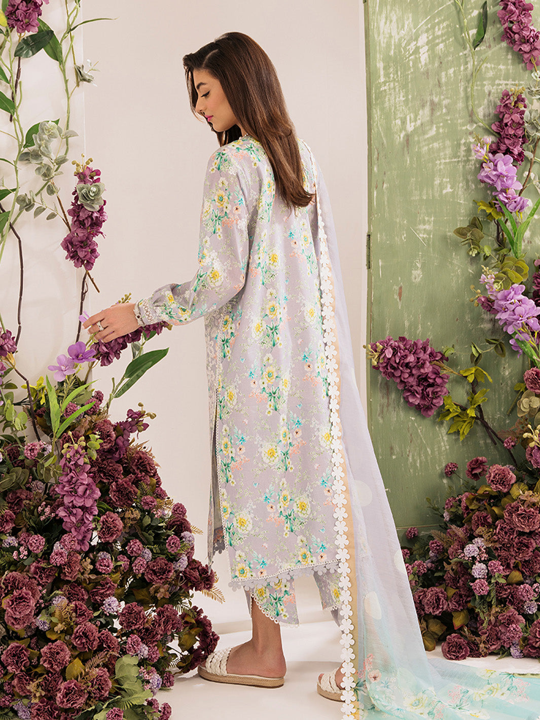 Lily | Faiza Faisal | French Garden | Unstitched Lawn Collection 2023