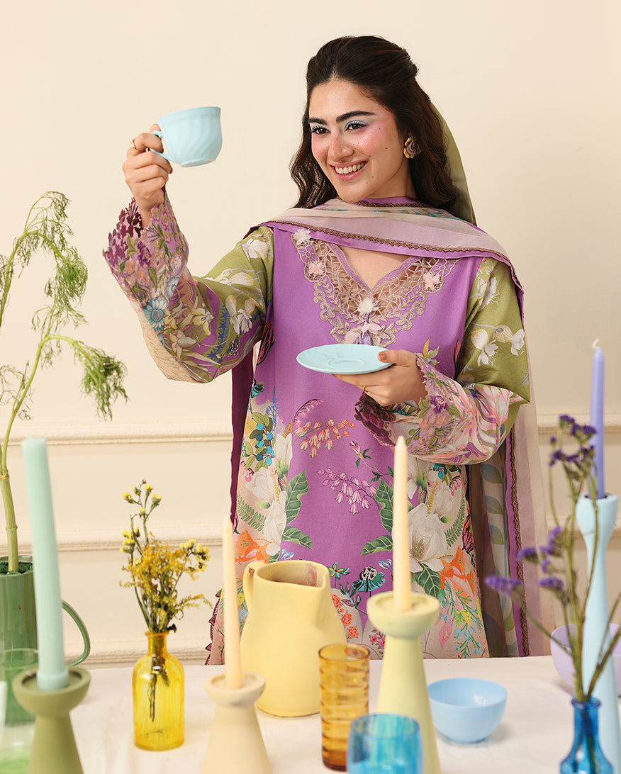 Lilac Whim | Mushq | Soleil Prints Lawn collection 2026