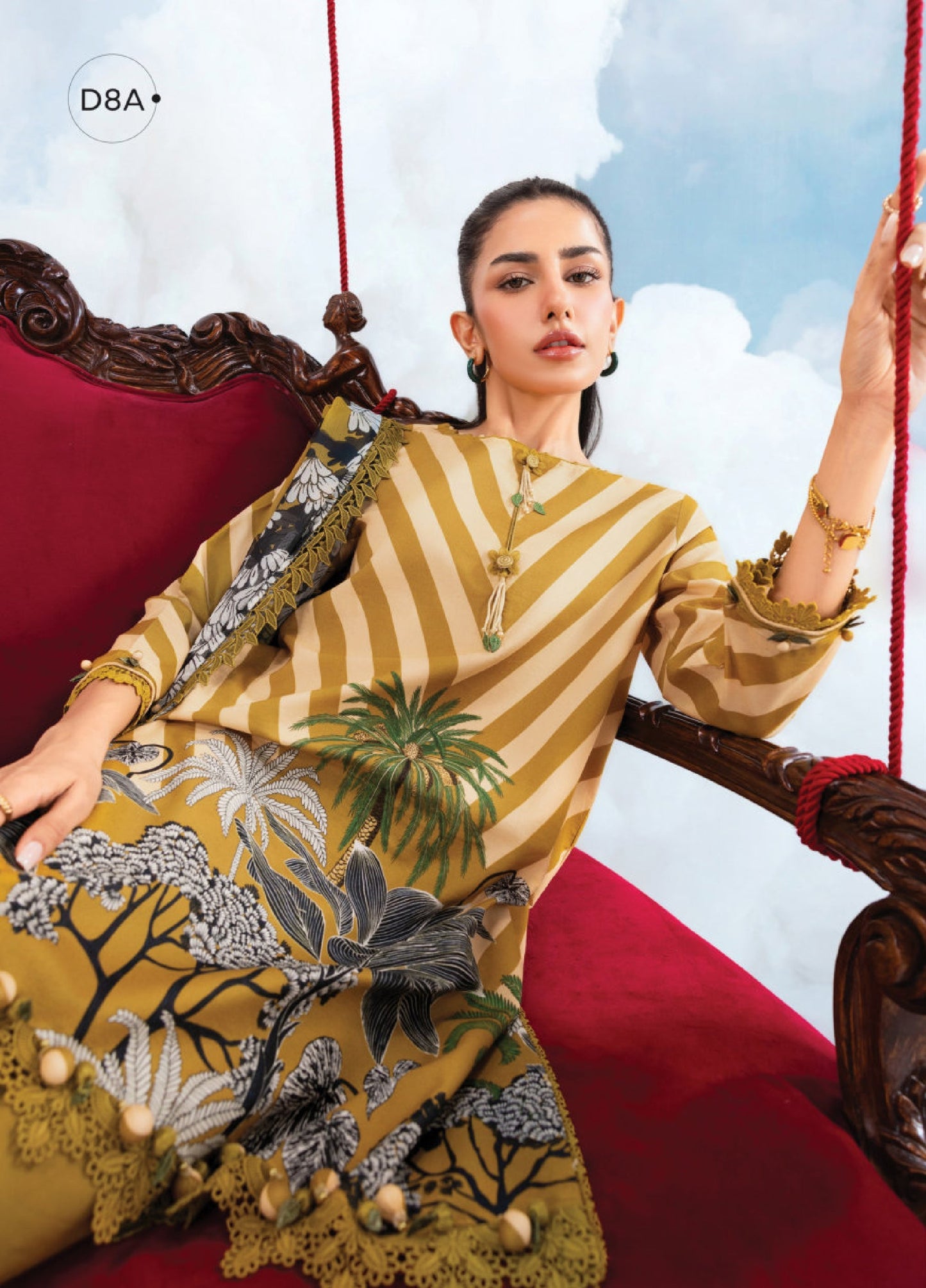 MB-CUSV14-07B | Maria B M.Basic | Dreamscape Lawn Eid Collection 2026
