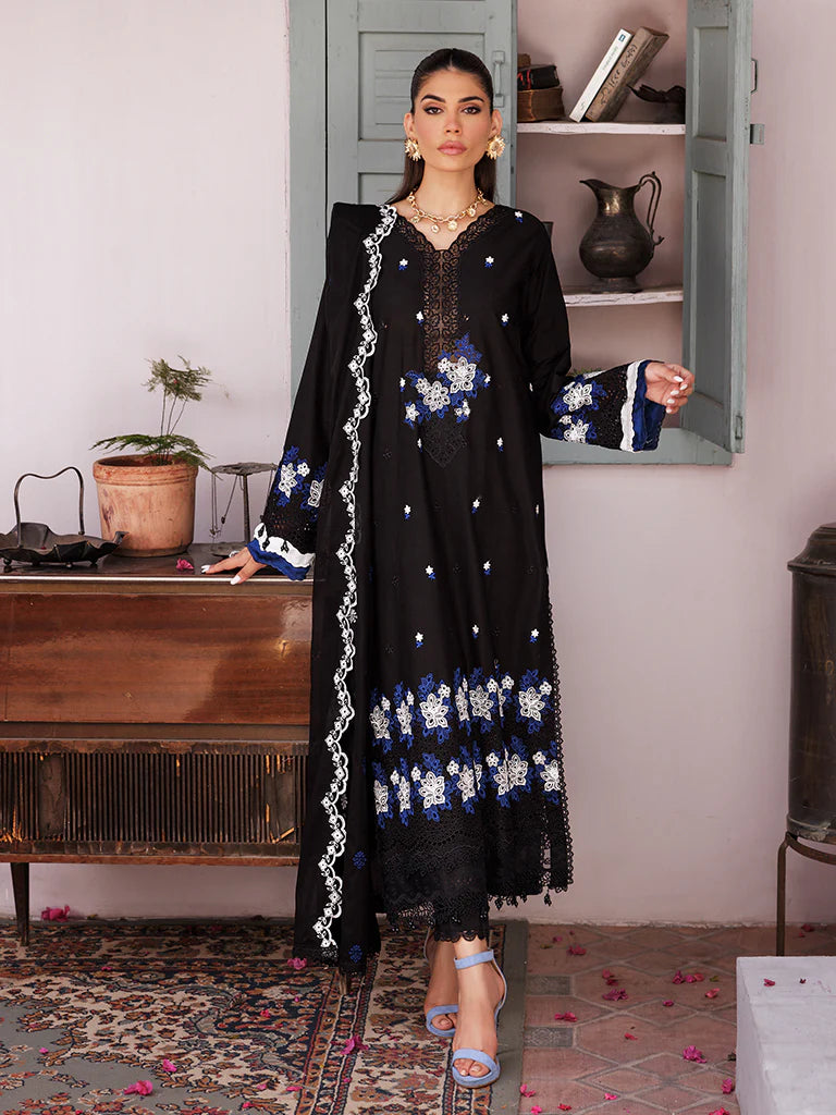 sachin and babi light blue dress Embroidered Fable Top