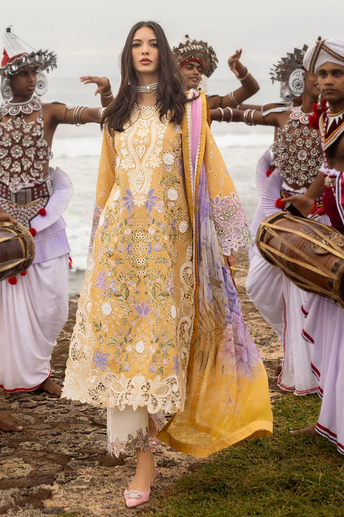 Gold Glow | Mushq | Manaram Luxury Lawn 2025