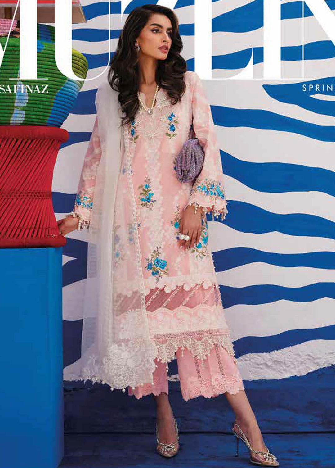 20B | Muzlin By Sana Safinaz | Unstitched Lawn 2024