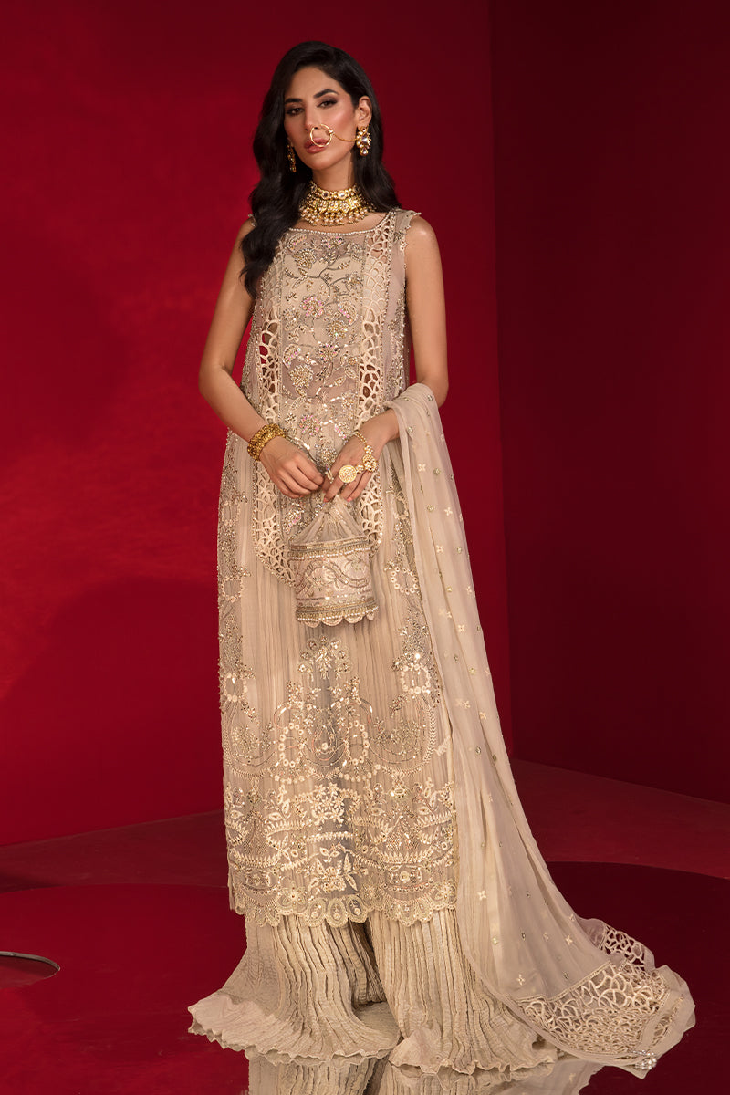 Chatoyer By Rang Rasiya Embroidered Net Suits Unstitched 4 Piece RR23CH D-08 Catalina - Wedding Collection