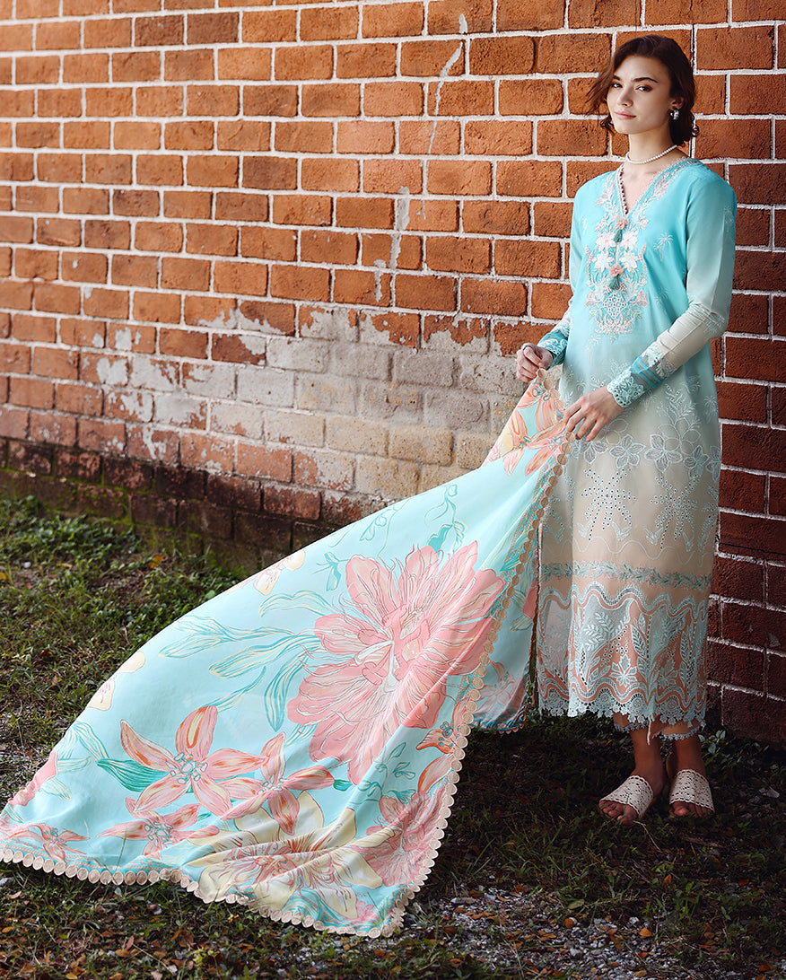 Whispered Dawn | Mushq | Solace Ombre Chikankari Collection 2026
