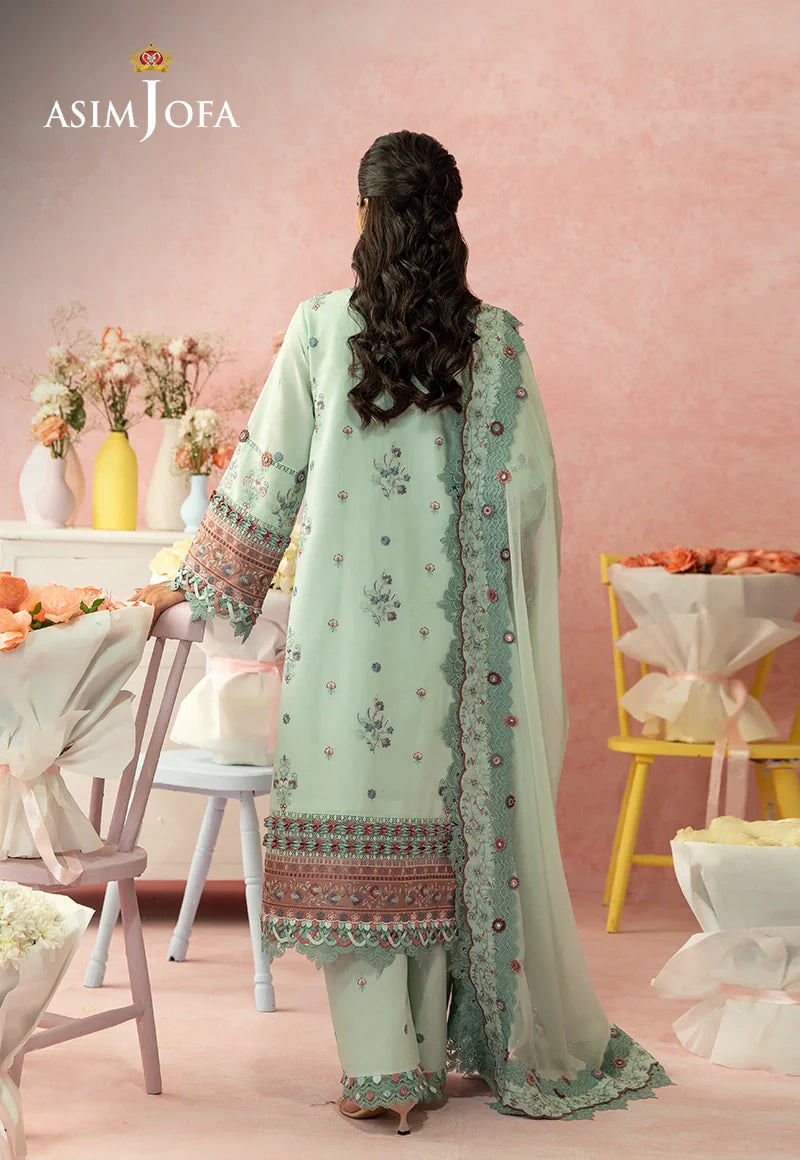 AJULW-08 | Asim Jofa | Luxury Lawn Unstitched Collection 2026