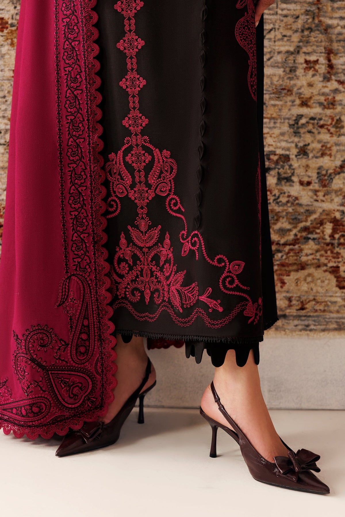 QLW-12 Yani | Qalamkar | Qline Linen Collection 2026