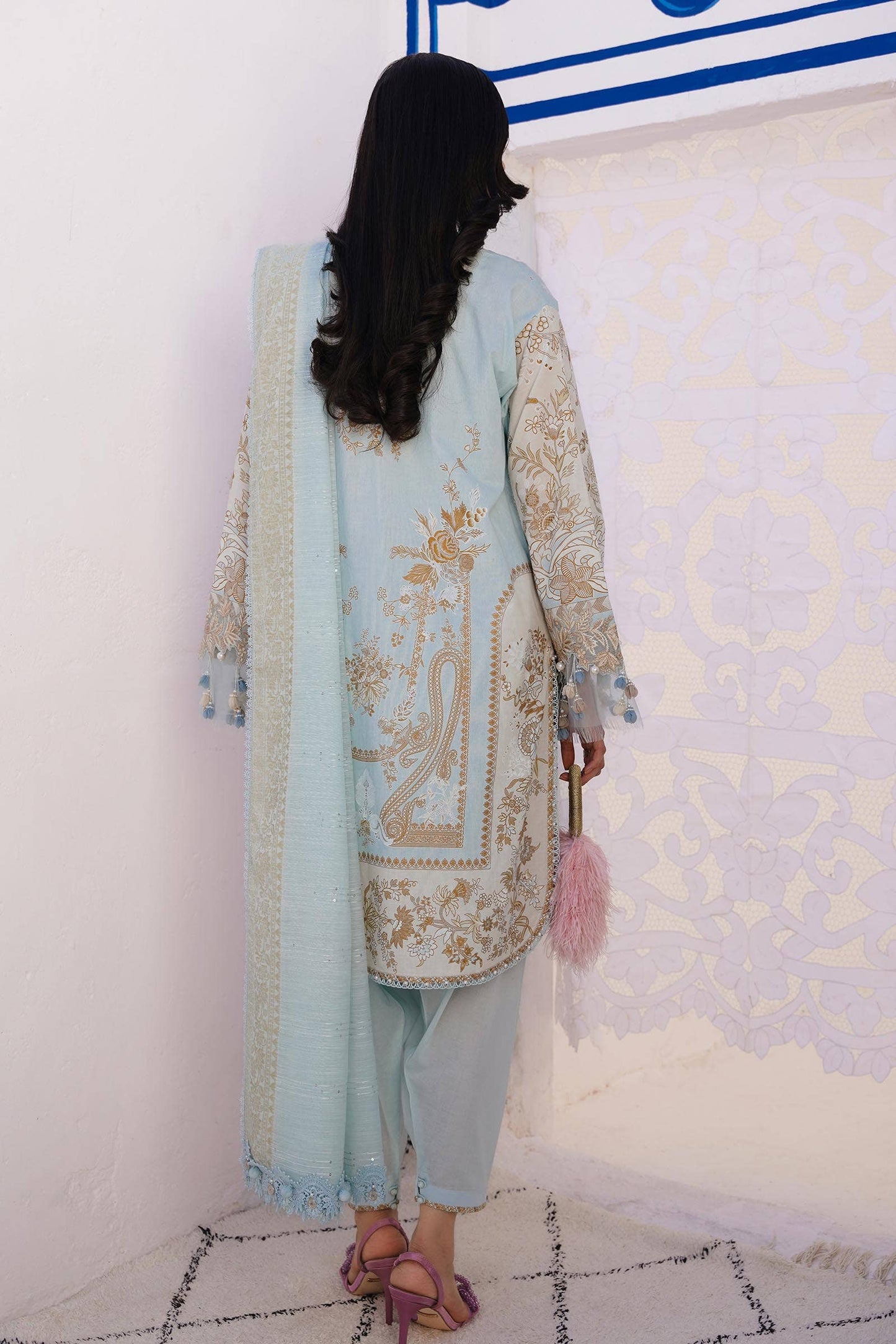 18B | Muzlin By Sana Safinaz | Unstitched Lawn 2024