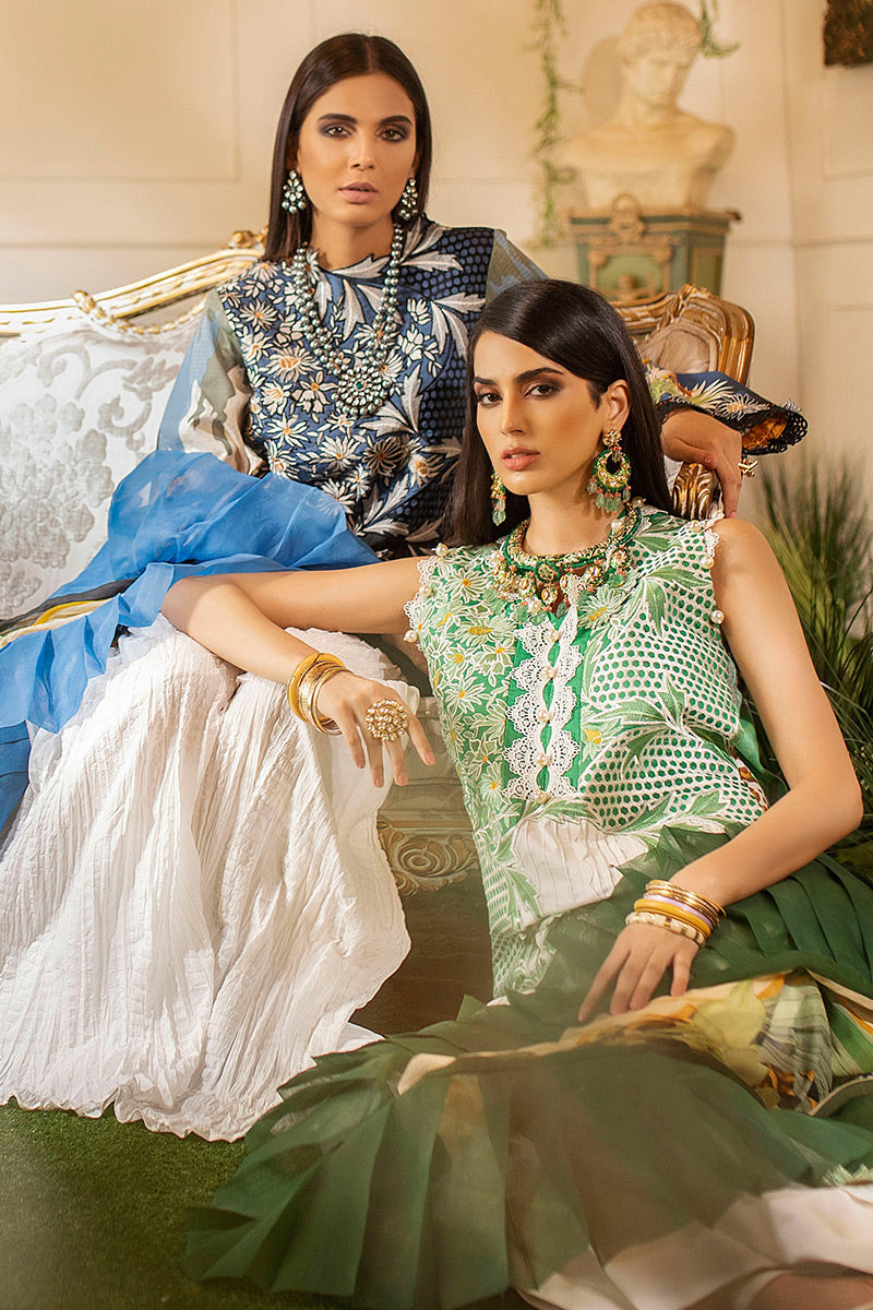 Midnight Dream HLS-01a | Mushq | Hemline Lawn Collection 2020