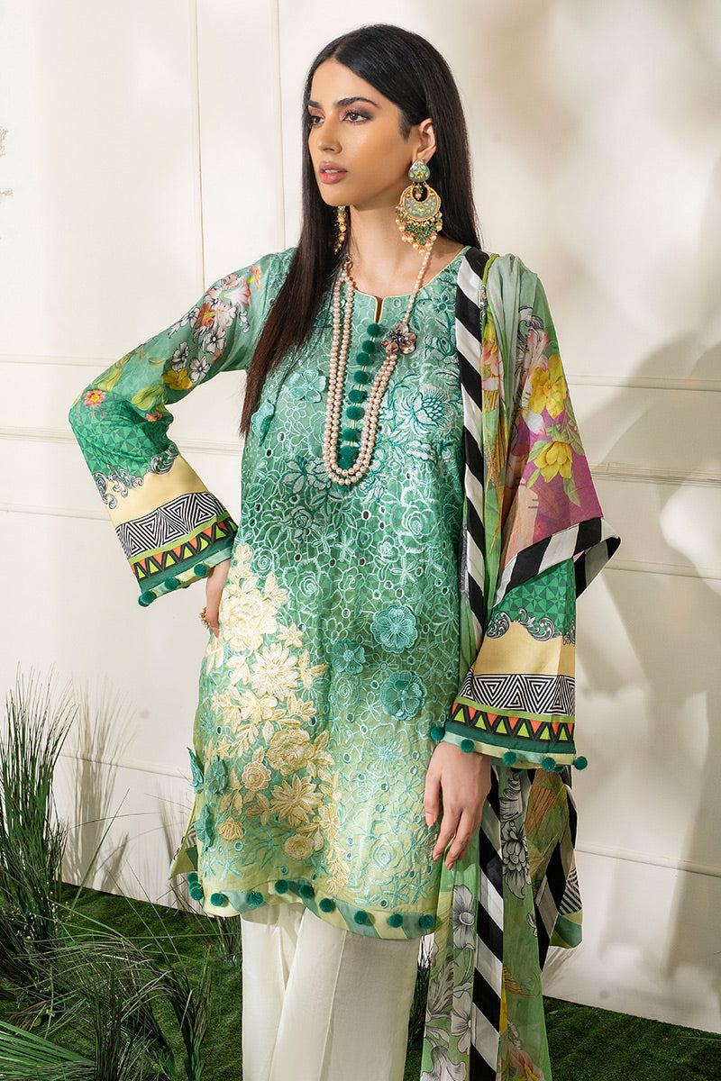 Baby's Breath HLS-03b | Mushq | Hemline Lawn Collection 2020