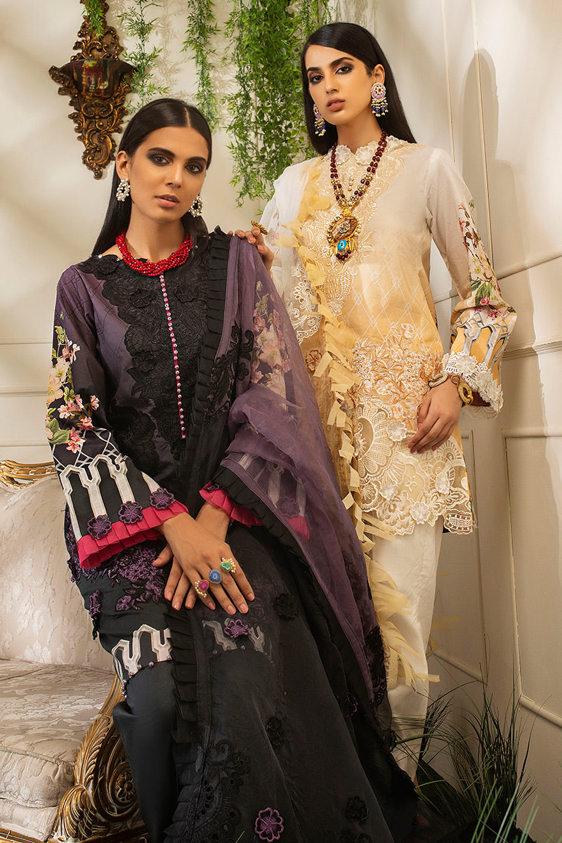 Crown Jewel HLS-08b | Mushq | Hemline Lawn Collection 2020
